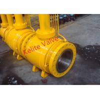 China API ISO CE Standard Fully Welded Ball Valve , Metal Seated Ball Valves factory