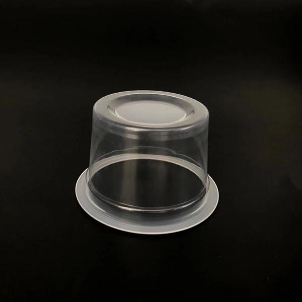 Quality 100ml 3.5oz Disposable Plastic Sauce Cups Transparent Yogurt Parfait Plastic Cups for sale