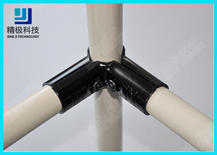 Quality Rotational Lean Tube Steel Pipe Joints For Pipe Rack System Vertical Angle Joint for sale