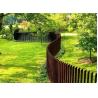 China 2m High Garden Corten Steel Fence Panel Exterior Design for Residential factory
