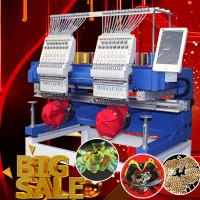 China HO1502H 2 head 15 needles embroidery machine for sale as good as toyota embroidery machine for cap t-shirt flat 3d for sale