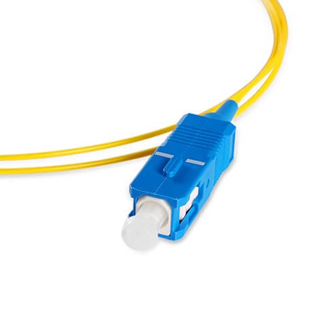 Quality PVC Sheath Applications Single Mode Fiber Pigtails LC FC Adaptor Fiber Optic Pigtail for sale