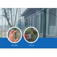 china Small hole high 358 security fence steel metal security mesh fencing