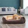 China Removable Dog Bed Cushion Yellow Color CE Certification Lightweight factory