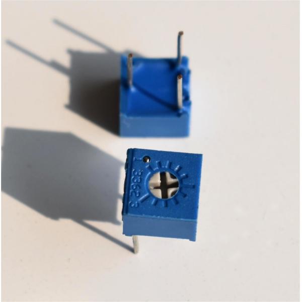 Quality Industrial Single Turn Precision Potentiometer Top Adjustment Square Shape for sale