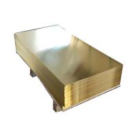 China 10mm ~ 2500mm Copper Plated Steel Sheet 2mm Thick Brass Sheet 99.95 factory