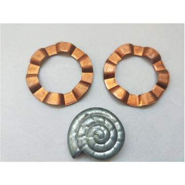 Quality Copper Sheet Brass Stamping Parts Progressive Die Products With Wave Shape for sale