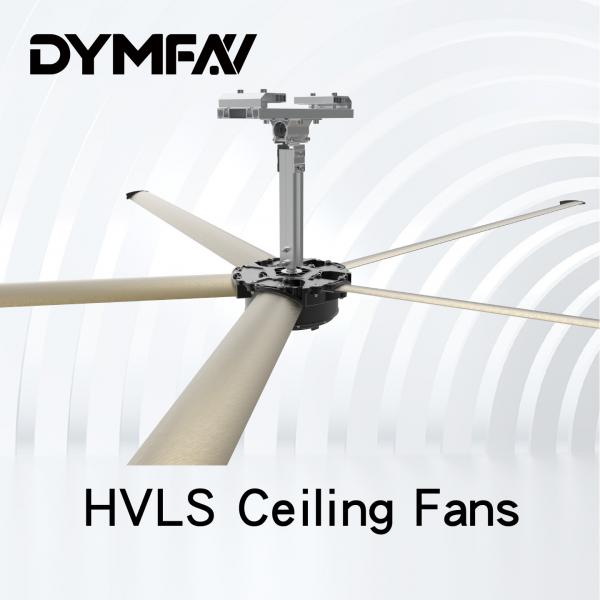 Quality 4.3m 0.7kw Gearless HVLS High Volume Low Speed Ceiling Fans Residential for sale