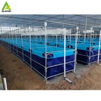 China Factory Supply Commercial Biofloc Fish Farming Tank Round Pond Tarpaulin Salt Water Aquarium Fish Tank factory