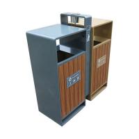 China Standing 900mm Length  31.7gal Outdoor Wooden Trash Can for sale