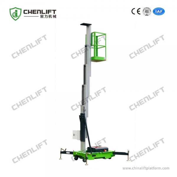 Quality 10m Platform Height 130kg Load Capacity Mobile Vertical Lifting Platform With for sale