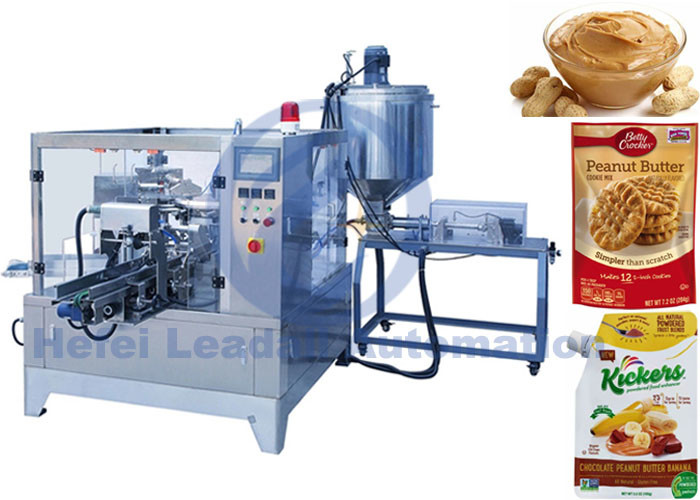 China Rotary Premade Bag Packing Machine High Production Efficiency Easy Operation factory