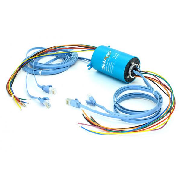 Quality OEM Rj45 Slip Ring Electrical Rotary Union Transmit Mixed Signals for sale