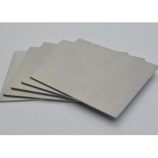 Quality Chemical Resistant Sintered Metal Filter Elements Square Splate Sheet Rigid Structure for sale