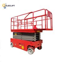 China Foldable Self Propelled Mechanical Scissor Lift Table Electric Scaffold Lift 2000Lbs factory