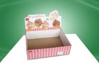 China Custom Cup Cake countertop display cases Shipping Box with UV Coating factory