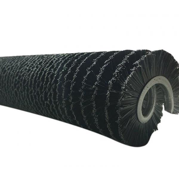 Quality Conveyor and Bakery Nylon Cleaning Sprial Brush Roller for sale