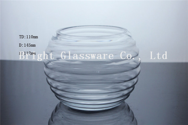 China streak design glass fish jar, fish tanks for sale factory