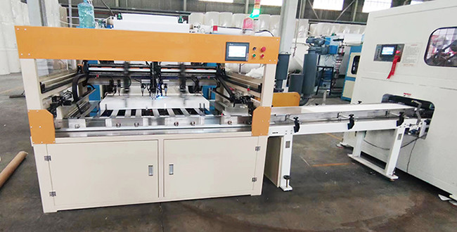 Quality Wall Mounted Tissue Paper logs Transfer and Tissue Paper Cutting Machine for sale