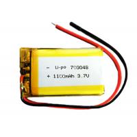Quality 703048 Lithium Ion Battery Emergency Light 1100mAh 3.7 V 33g for sale