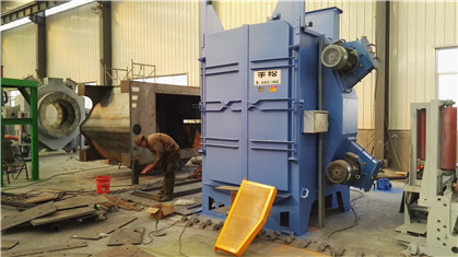 Quality 800X1100mm Hanger Type Shot Blasting Machine Castings Surface Treatment for sale