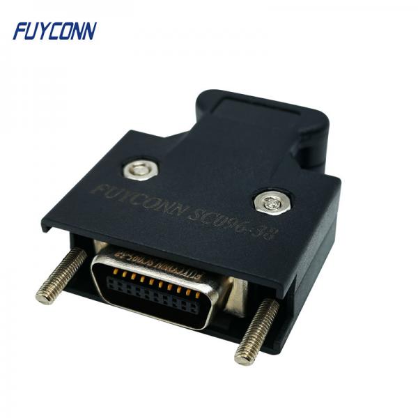 Quality 20 Pin Servo Connector Mini Solder Type SCSI Connector W/ Plastic Dust Cover for sale