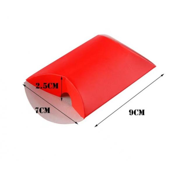 Quality Foil Hot Stamping Red Packaging Kraft Paper Box 9cm*7cm*2.5cm for sale