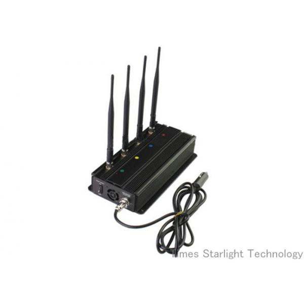 Quality Desktop Smart Cell Phone Signal Jammer , Cellular Phone GPS WiFi Jammer for sale
