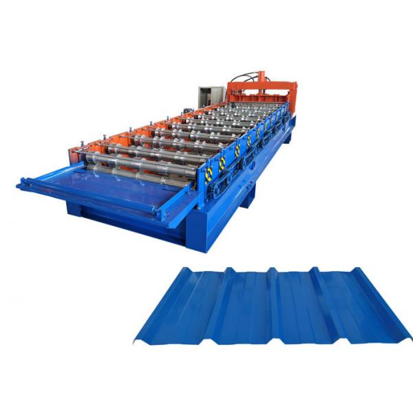 Quality 840mm Width Glazed Tile Roll Forming Machine Connect Bar 25mm For Flat Sheet And for sale