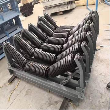 Quality Rubber Wear Resistant Durable Mining Conveyor Rollers for sale