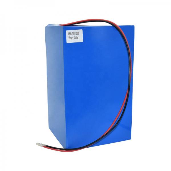 Quality Deep Cycle LFP 1200Wh 12V 100AH LiFePO4 Battery Pack Built In BMS for sale