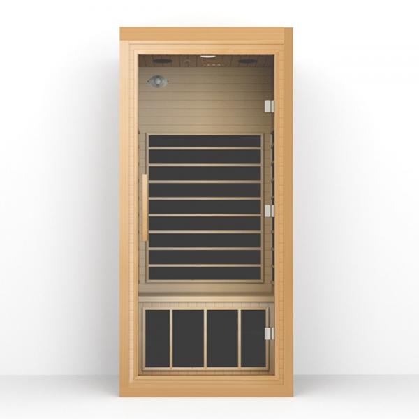 Quality Modern Far Infrared 1 Person Traditional Sauna Weight Loss 1350W for sale