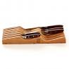 China Bamboo Knife Storage In-Drawer Block factory