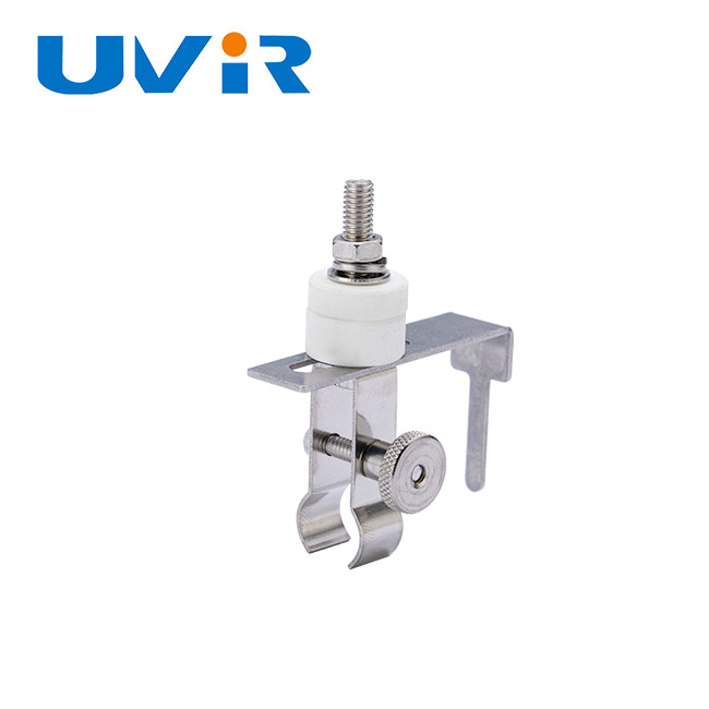 China white base Stainless Steel Lamp Holder for Medium wave IR lamps 10mm factory