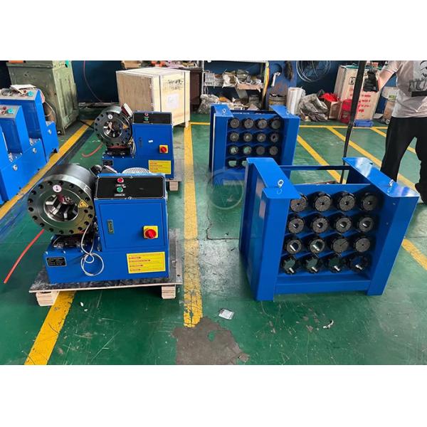 Quality High Pressure Hydraulic Hose Fitting Swaging Machine 51KH Quick Speed for sale