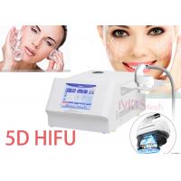 China Wrinkle Remover 5 Cartridges 5D 4D Hifu Ultrasound Machine factory