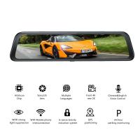 Quality Rearview Mirror Motion Sensor 4K GPS Dash Cam For Car 12 Inch SONY IMX335 for sale