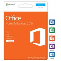 China Microsoft Office Home and Business 2016 Retail product Key Genuine Online Activation For Windows -1PC for sale