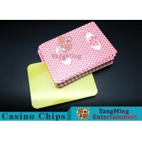 China 100% PVC plastic CasinoTable Club Playing Card Die Cutting Card With Custom Quality And Pro Service Four Color 88*63mm for sale