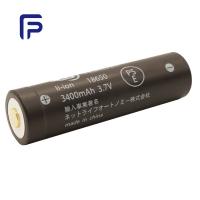 China Torchlight High Temperature Lithium Battery , NCR 3400mah 18650 Rechargeable Battery factory