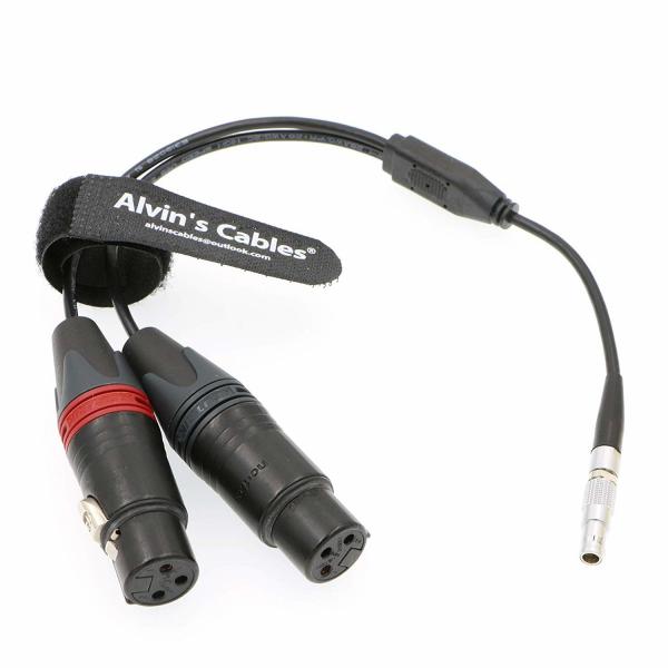 Quality Durable Audio Video Cable 5 Pin To Two XLR 3 Pin Female Audio Input Custom Length for sale