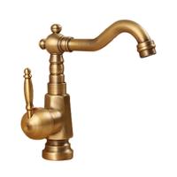 Quality Thickened Unlacquered Brass Kitchen Faucet Gold Bathroom Taps OEM for sale