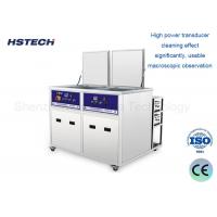 China Double Tank 3000W Heating Power Ultrasonic Cleaning Machine for Efficient Cleaning Process factory