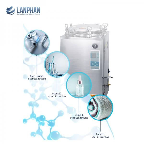 Quality Stainless Steel Automatic High Pressure Vertical Autoclave Steam Sterilizer for Mushroom for sale