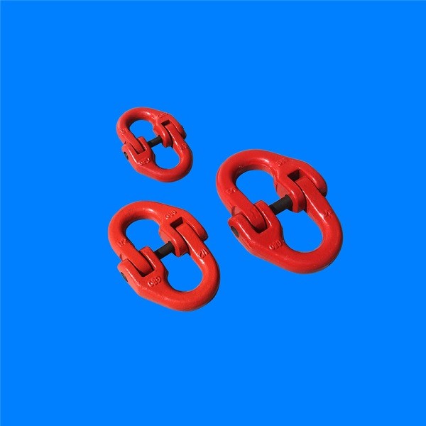Quality Colored Painted Chain Coupling Link G80 Connecting Link Carbon Steel 1/4in - 7 for sale