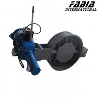 China Manual Air Turbine Ventilation Butterfly Valve Carbon Steel Flapper Valve factory