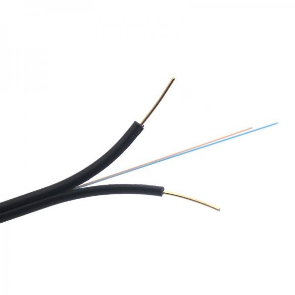 Quality Indoor LSZH Fiber Drop Wire G657A1 G652D G652A 6 Core Comms Cable for sale