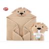 China OEM Warm Baby Blanket Portable Cotton Baby Animals Hooded Towel Blanket factory