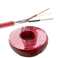China Copper Conductor 2 Cores Decorative Round Electric Smoke Detector Sensors Fire Alarm Wire for sale