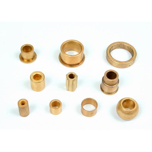 Quality Liquid Or Solid Lubricant Sintered Bronze Bearings / Plain Bearing Bush for sale